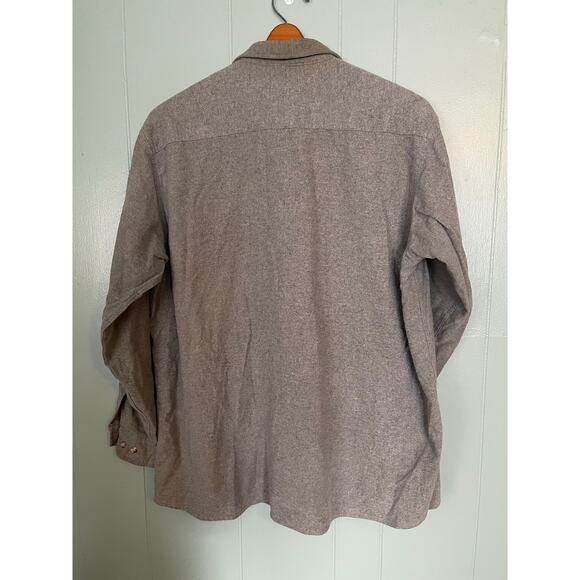 Vtg Field & Stream 100% Cotton Flannel shirt men's button-down 2XLT heavy wt - Picture 2 of 4